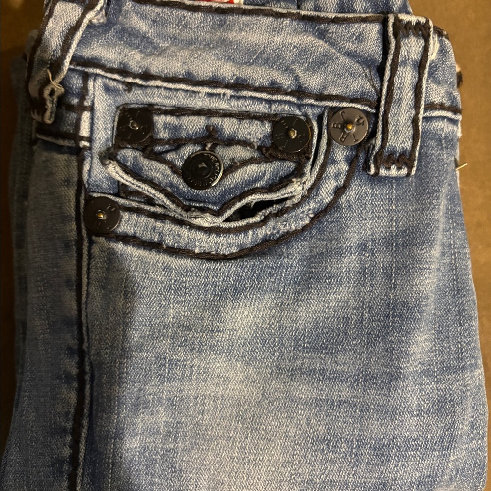 True Religion Light Blue Women's Jeans Overalls